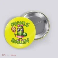 Pickle Ballin Pickleball Dink This Button thumb 0