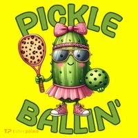 Pickle Ballin Pickleball Dink This Button thumb 1