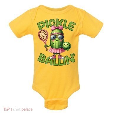 Pickle Ballin Pickleball Dink This Baby Bodysuit