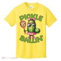 Pickle Ballin Pickleball Dink This Kids T-Shirt thumb 0