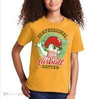 Professional Baseball Player Cat Cute Kids T-Shirt thumb 2