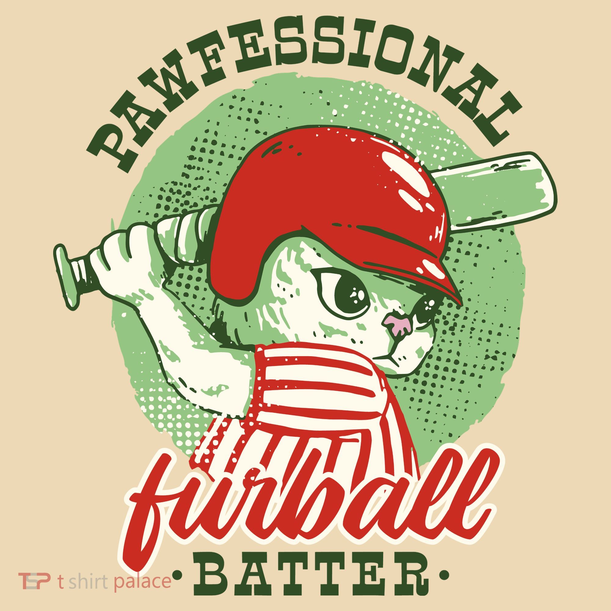 Professional Baseball Player Cat Cute Tote Bag