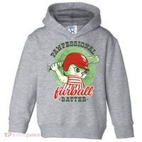 Professional Baseball Player Cat Cute Toddler Hoodie thumb 0