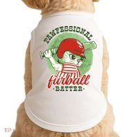 Professional Baseball Player Cat Cute Doggie Tank thumb 0
