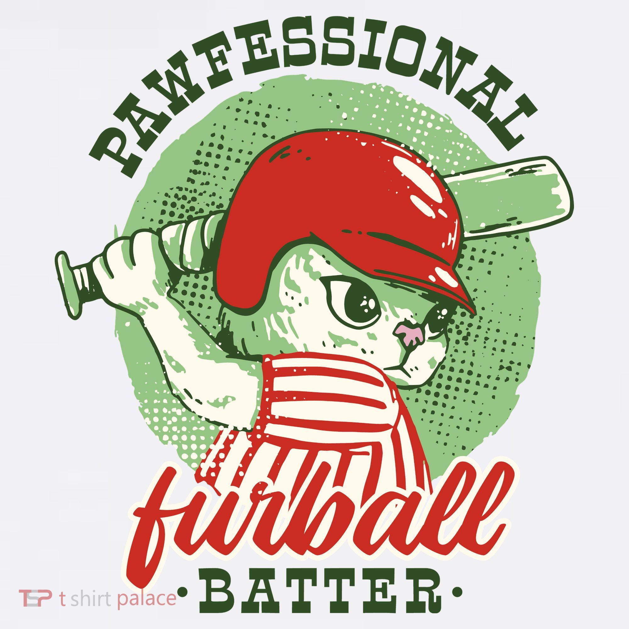 Professional Baseball Player Cat Cute Tumbler