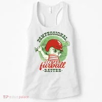 Professional Baseball Player Cat Cute Women's Tank Top thumb 0