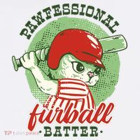 Professional Baseball Player Cat Cute Women's Tank Top thumb 5