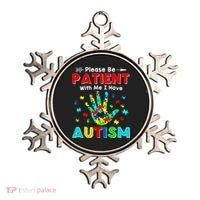 Please Be Patient With Me I Have Autism Ornament thumb 0