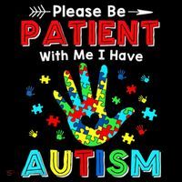 Please Be Patient With Me I Have Autism Baby Bodysuit thumb 2