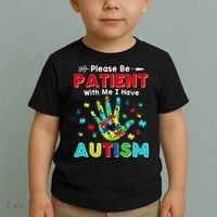 Please Be Patient With Me I Have Autism Toddler T-Shirt thumb 2