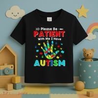 Please Be Patient With Me I Have Autism Toddler T-Shirt thumb 3