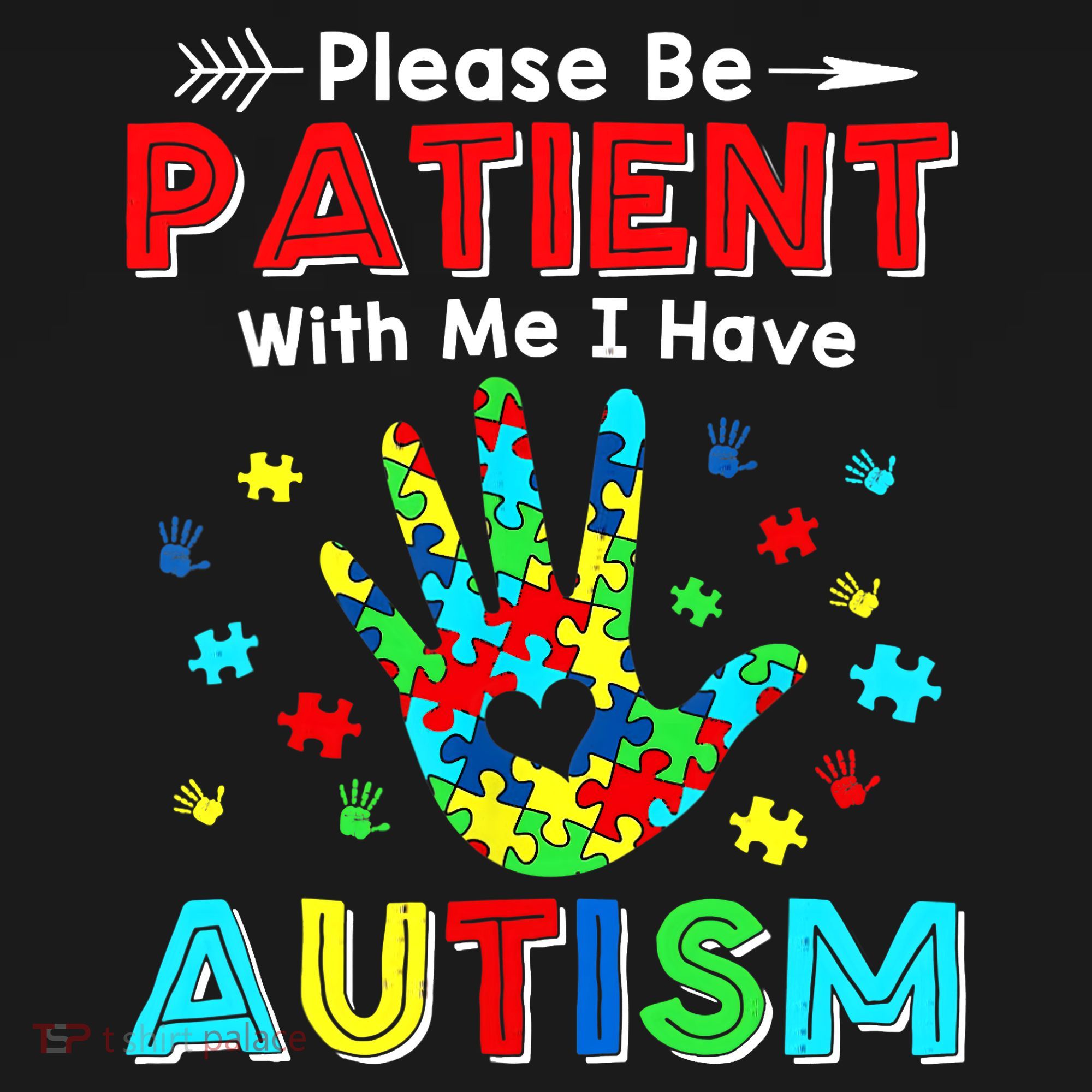 Please Be Patient With Me I Have Autism Kids Hoodie