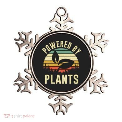 Powered By Plants Vintage Vegetarian By Vegan Diet Ornament
