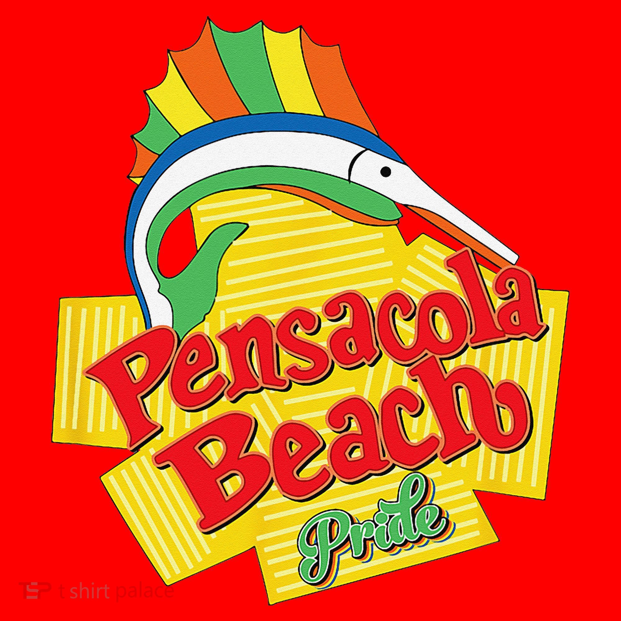 Pensacola Beach Pride Santa Hat