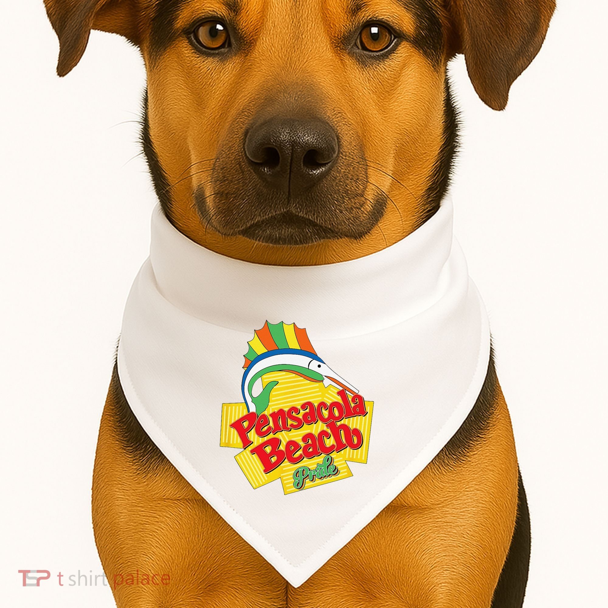 Pensacola Beach Pride USA-Made Doggie Bandana