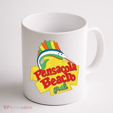 Pensacola Beach Pride Coffee Mug back