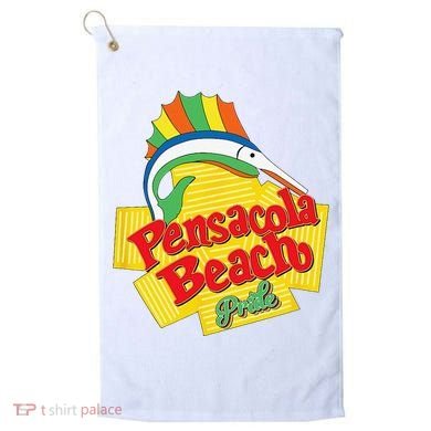 Pensacola Beach Pride Golf Towel