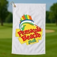 Pensacola Beach Pride Golf Towel thumb 1