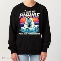 Polar Bear Plunge Survivor Fun Winter Adventurers Apparel Women's Sweatshirt thumb 0