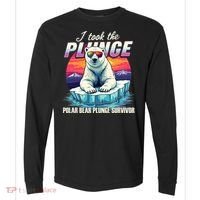 Polar Bear Plunge Survivor Fun Winter Adventurers Apparel Comfort Colors Heavyweight Long Sleeve T-Shirt thumb 0