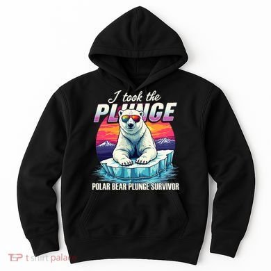 Polar Bear Plunge Survivor Fun Winter Adventurers Apparel Hoodie
