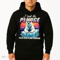 Polar Bear Plunge Survivor Fun Winter Adventurers Apparel Hoodie thumb 2