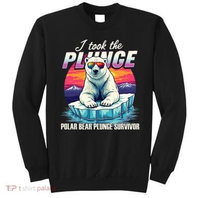 Polar Bear Plunge Survivor Fun Winter Adventurers Apparel Sweatshirt