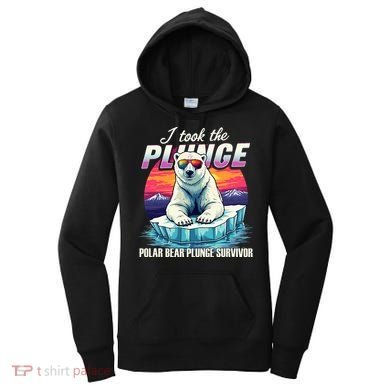 Polar Bear Plunge Survivor Fun Winter Adventurers Apparel Women's Hoodie