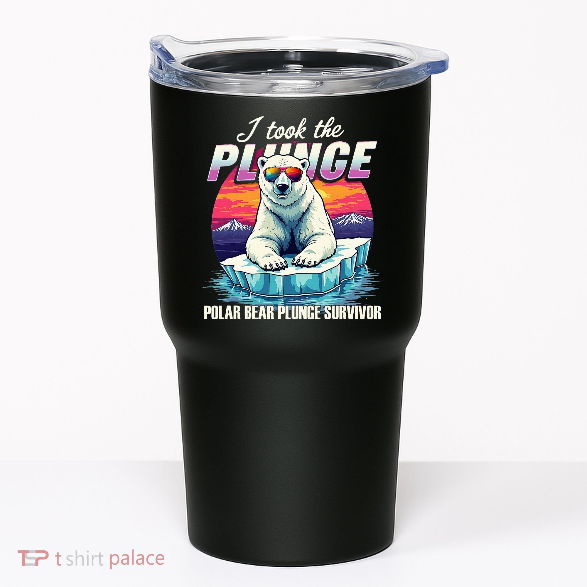 Polar Bear Plunge Survivor Fun Winter Adventurers Apparel Tumbler