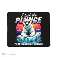 Polar Bear Plunge Survivor Fun Winter Adventurers Apparel Mousepad thumb 0