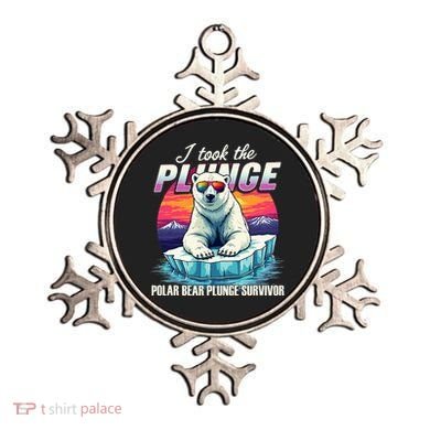 Polar Bear Plunge Survivor Fun Winter Adventurers Apparel Ornament