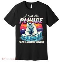 Polar Bear Plunge Survivor Fun Winter Adventurers Apparel Premium T-Shirt thumb 0