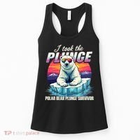 Polar Bear Plunge Survivor Fun Winter Adventurers Apparel Women's Tank Top thumb 0