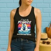 Polar Bear Plunge Survivor Fun Winter Adventurers Apparel Women's Tank Top thumb 2