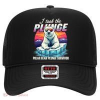 Polar Bear Plunge Survivor Fun Winter Adventurers Apparel Hat thumb 0