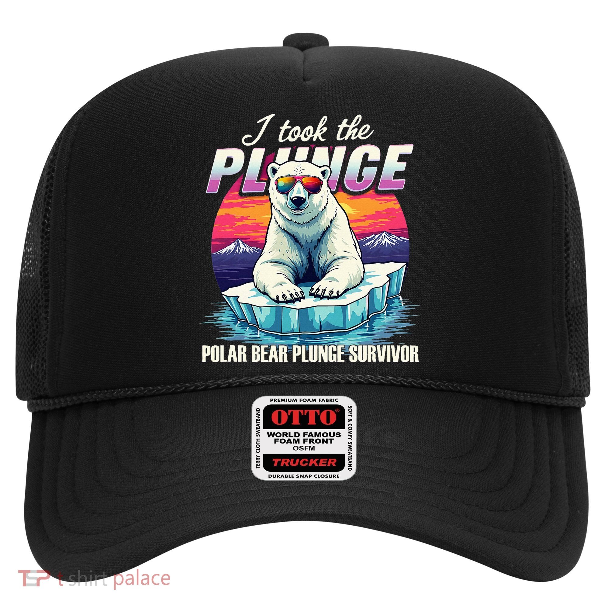 Polar Bear Plunge Survivor Fun Winter Adventurers Apparel Hat