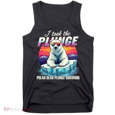 Polar Bear Plunge Survivor Fun Winter Adventurers Apparel Tank Top