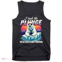 Polar Bear Plunge Survivor Fun Winter Adventurers Apparel Tank Top thumb 0