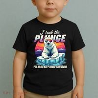 Polar Bear Plunge Survivor Fun Winter Adventurers Apparel Toddler T-Shirt thumb 2