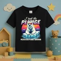 Polar Bear Plunge Survivor Fun Winter Adventurers Apparel Toddler T-Shirt thumb 3