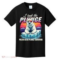 Polar Bear Plunge Survivor Fun Winter Adventurers Apparel Kids T-Shirt thumb 0