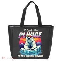 Polar Bear Plunge Survivor Fun Winter Adventurers Apparel Tote Bag thumb 0