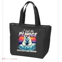 Polar Bear Plunge Survivor Fun Winter Adventurers Apparel Tote Bag thumb 3