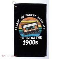 Please Be Patient With Me I'm From The 1900s Golf Towel thumb 0