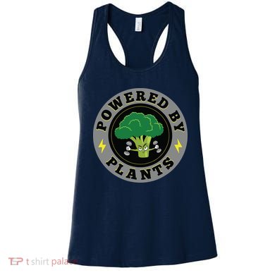 Powered By Plants Funny Vegan Plant Power Women's Tank Top