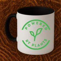 Powered By Plants Vegan Workout Coffee Mug thumb 2