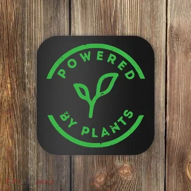 Powered By Plants Vegan Workout Coaster