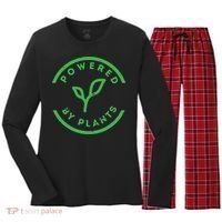 Powered By Plants Vegan Workout Women's Long Sleeve Flannel Pajama Set  thumb 0