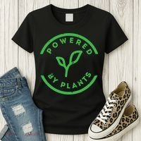 Powered By Plants Vegan Workout Women's T-Shirt thumb 3