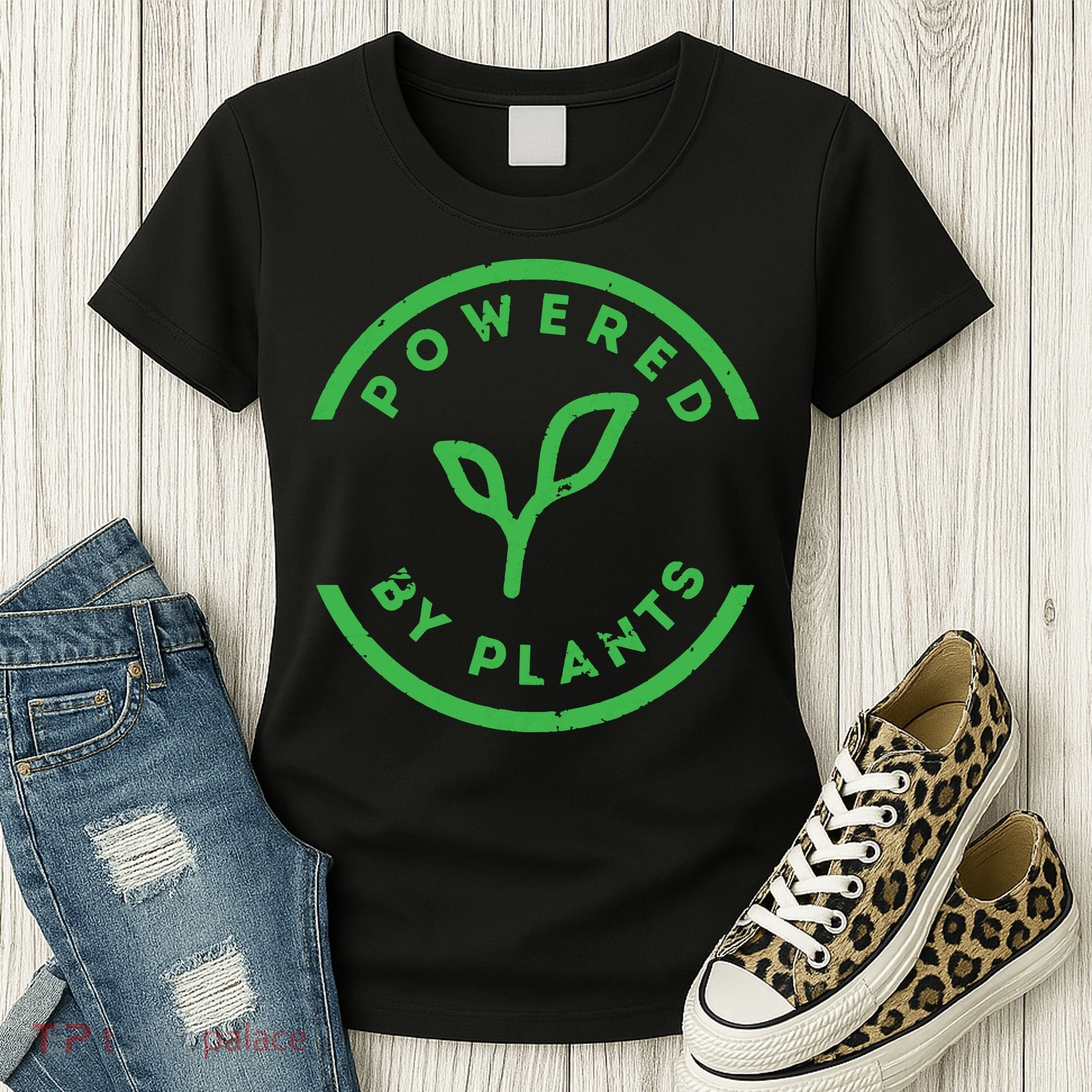 Powered By Plants Vegan Workout Women's T-Shirt